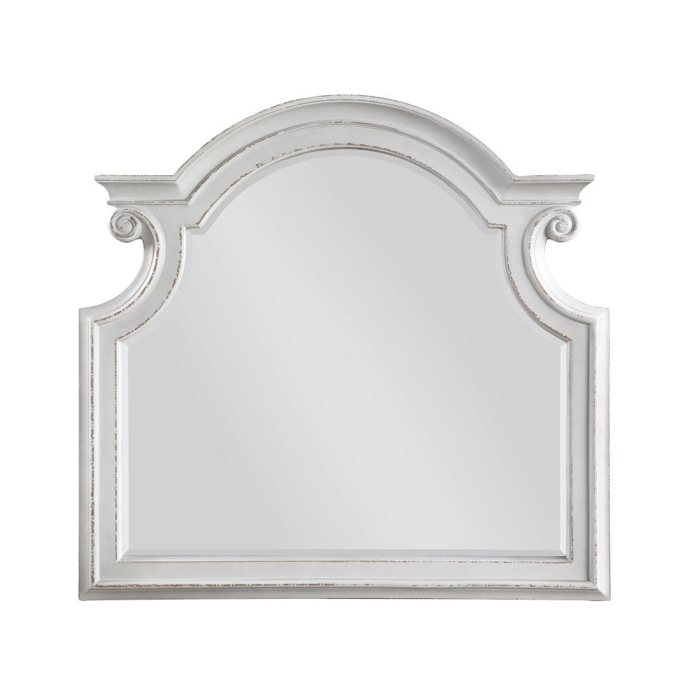Florian - Mirror - Antique White - Tony's Home Furnishings