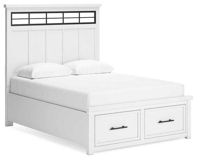 Ashbryn - Panel Storage Bed - Tony's Home Furnishings