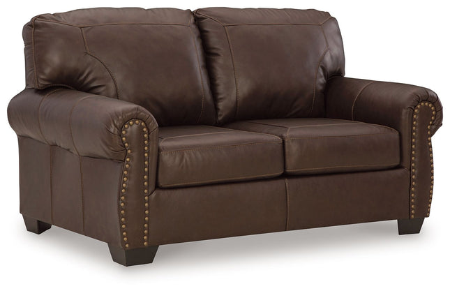 Colleton - Dark Brown - Loveseat Signature Design by Ashley® 