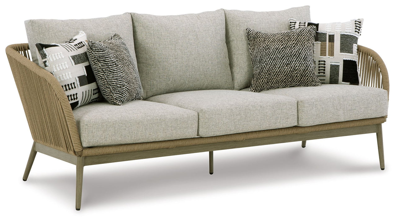 Swiss Valley - Beige - Sofa With Cushion Tony's Home Furnishings Furniture. Beds. Dressers. Sofas.