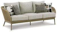 Thumbnail for Swiss Valley - Beige - Sofa With Cushion Tony's Home Furnishings Furniture. Beds. Dressers. Sofas.