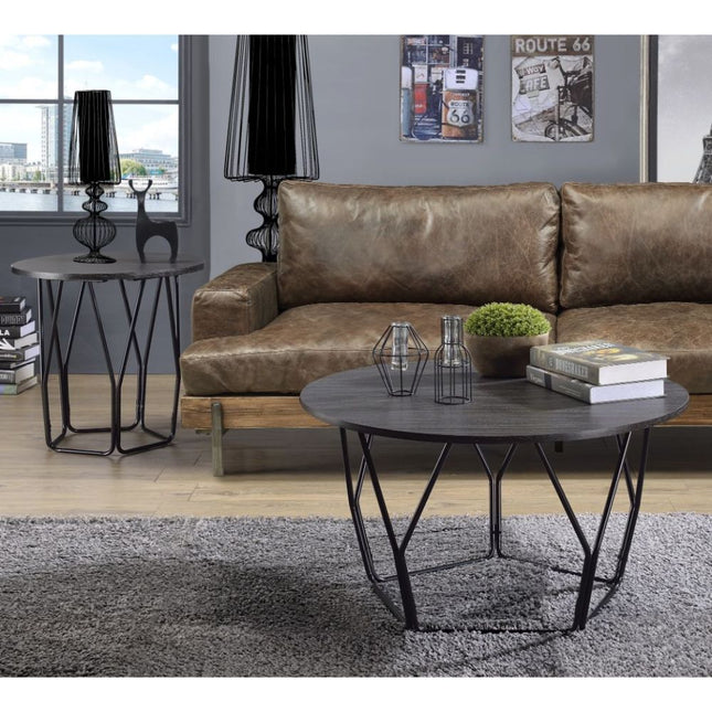 Sytira - Coffee Table - Espresso & Black - Tony's Home Furnishings