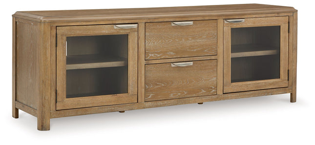 Rencott - Light Brown - Extra Large TV Stand - Tony's Home Furnishings