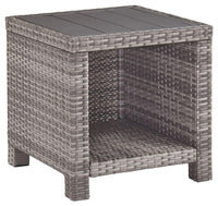 Thumbnail for Salem - Gray - Square End Table Tony's Home Furnishings Furniture. Beds. Dressers. Sofas.