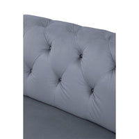 Thumbnail for Bois II - Armless Chair - Gray Velvet - Tony's Home Furnishings