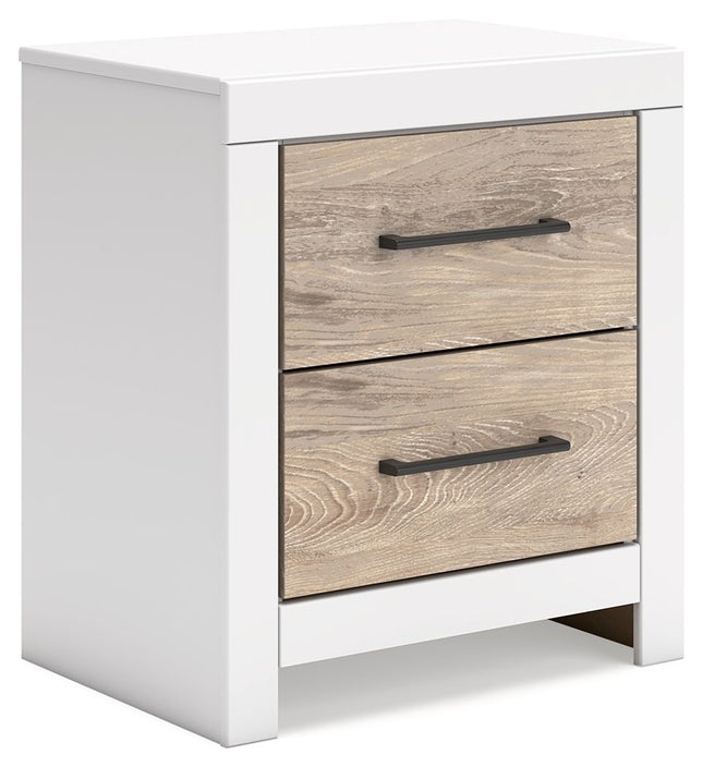 Charbitt - Two-tone - Two Drawer Night Stand - Tony's Home Furnishings