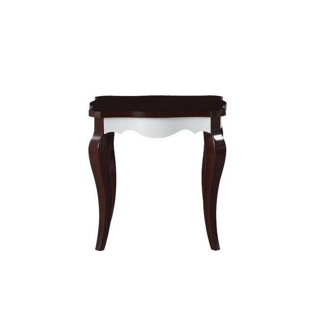 Mathias - End Table - Walnut & White - Tony's Home Furnishings