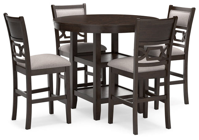 Langwest - Brown - Dining Room Counter Table Set (Set of 5) - Tony's Home Furnishings