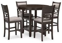 Thumbnail for Langwest - Brown - Dining Room Counter Table Set (Set of 5) - Tony's Home Furnishings