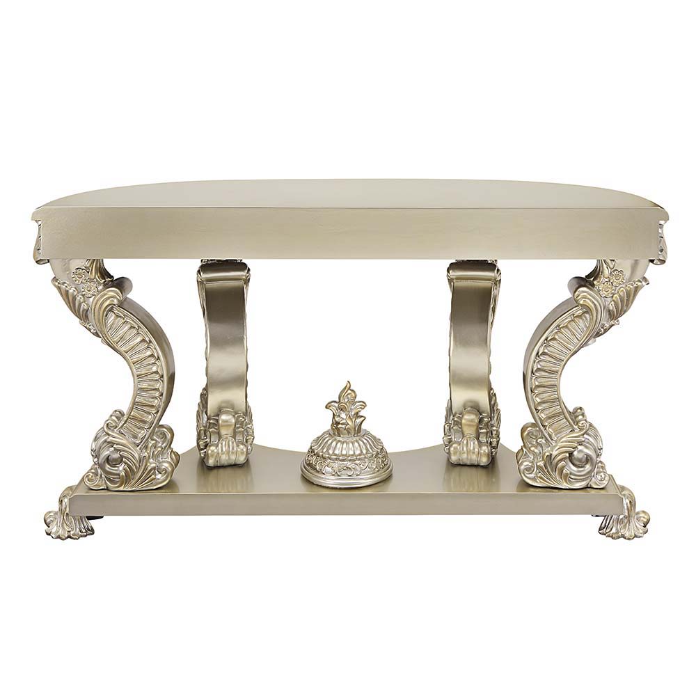 Sorina - End Table - Antique Gold Finish - 36" - Tony's Home Furnishings
