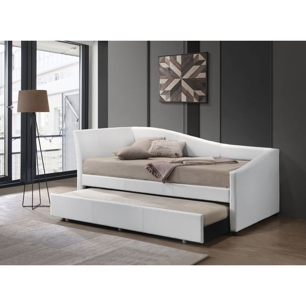 Jedda - Daybed - White PU - Tony's Home Furnishings