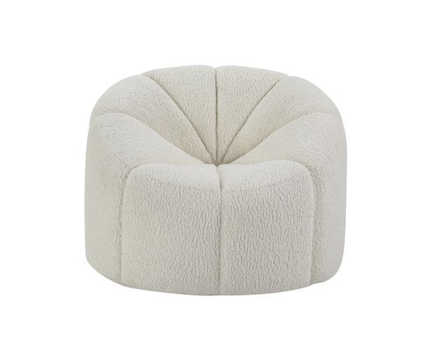 Osmash - Chair - White Teddy Sherpa - Tony's Home Furnishings