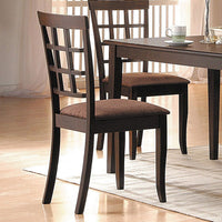 Thumbnail for Cardiff - Side Chair (Set of 2) - Dark Brown - 18