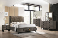 Avantika - Mirror - Rustic Gray Oak - Tony's Home Furnishings