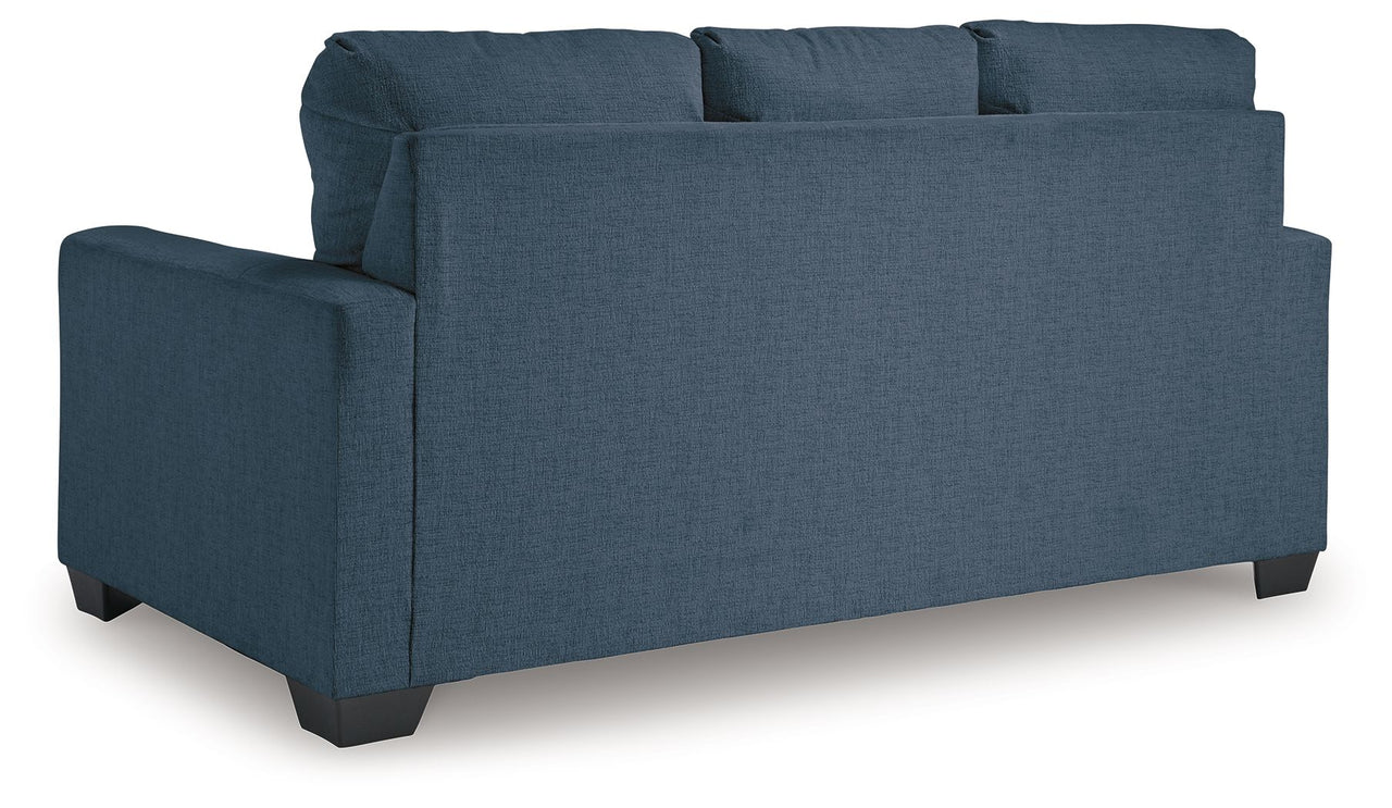 Rannis - Navy - Full Sofa Sleeper Tony's Home Furnishings Furniture. Beds. Dressers. Sofas.