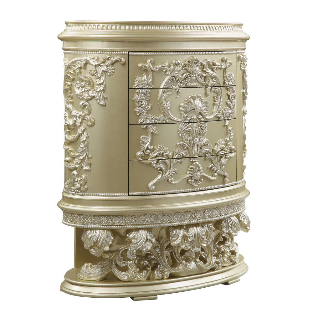 Vatican - Chest - Champagne Silver Finish - Tony's Home Furnishings