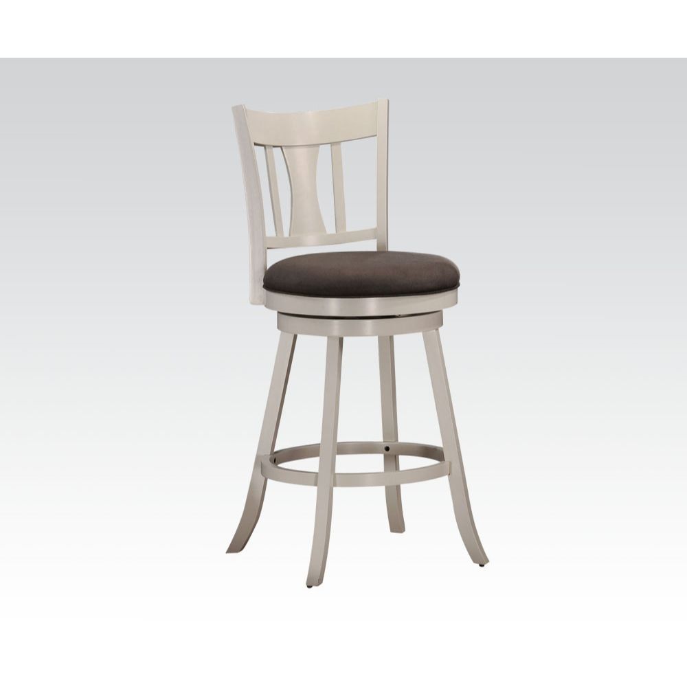 Tabib - Bar Chair - Fabric & White - Tony's Home Furnishings