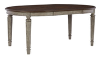 Thumbnail for Lodenbay - Antique Gray - Oval Dining Room Ext Table Tony's Home Furnishings Furniture. Beds. Dressers. Sofas.
