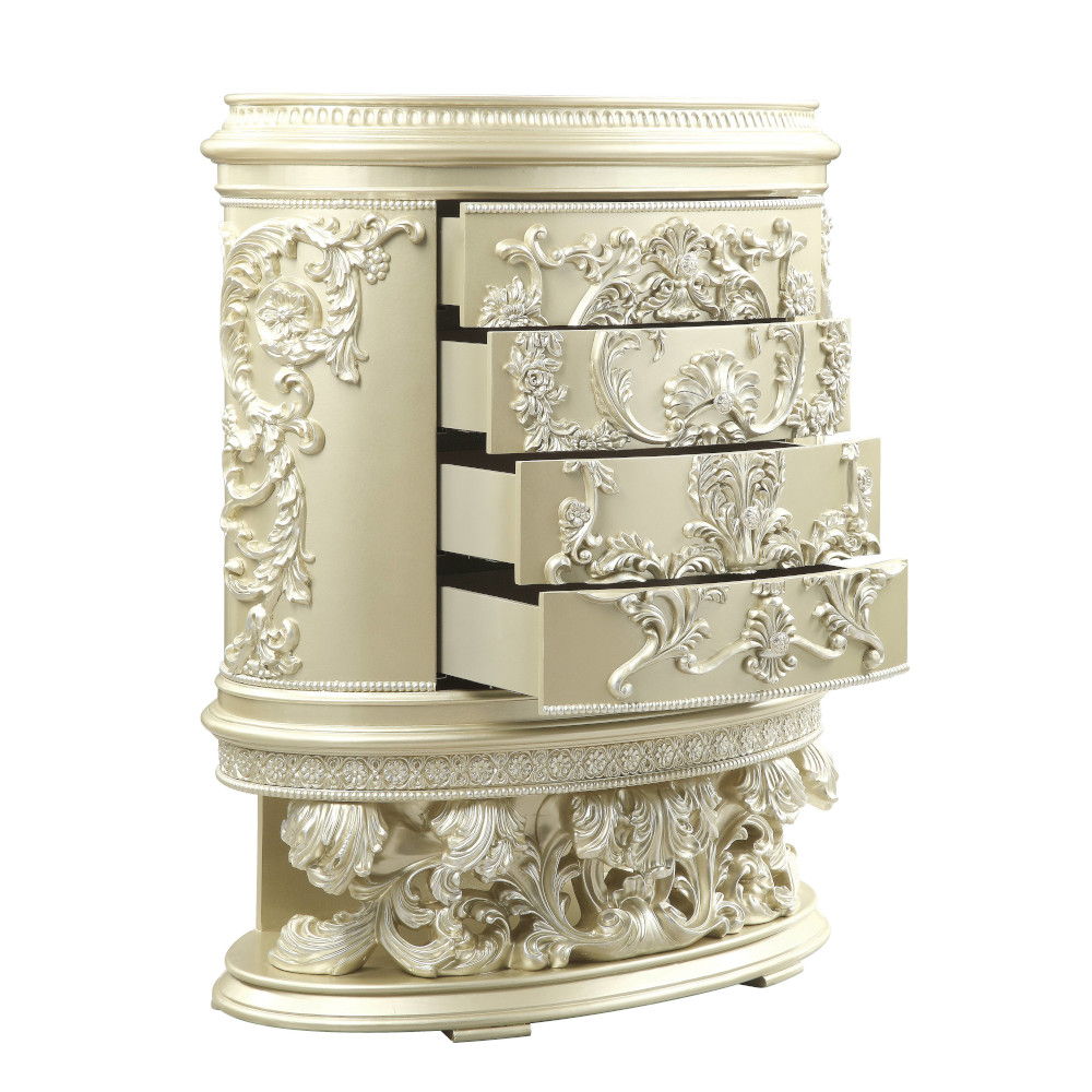 Vatican - Chest - Champagne Silver Finish - Tony's Home Furnishings