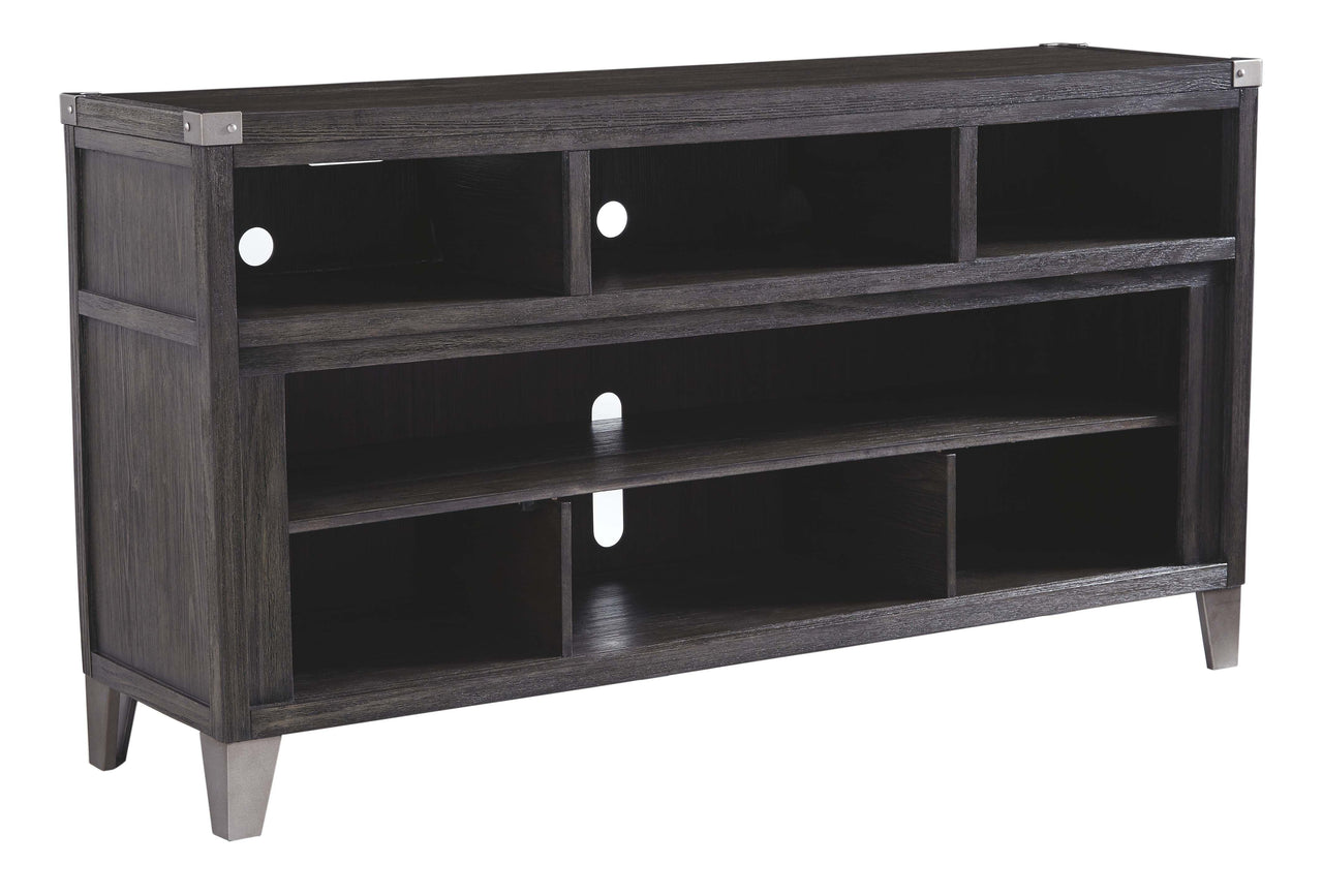 Todoe - Gray - LG TV Stand W/Fireplace Option Tony's Home Furnishings Furniture. Beds. Dressers. Sofas.
