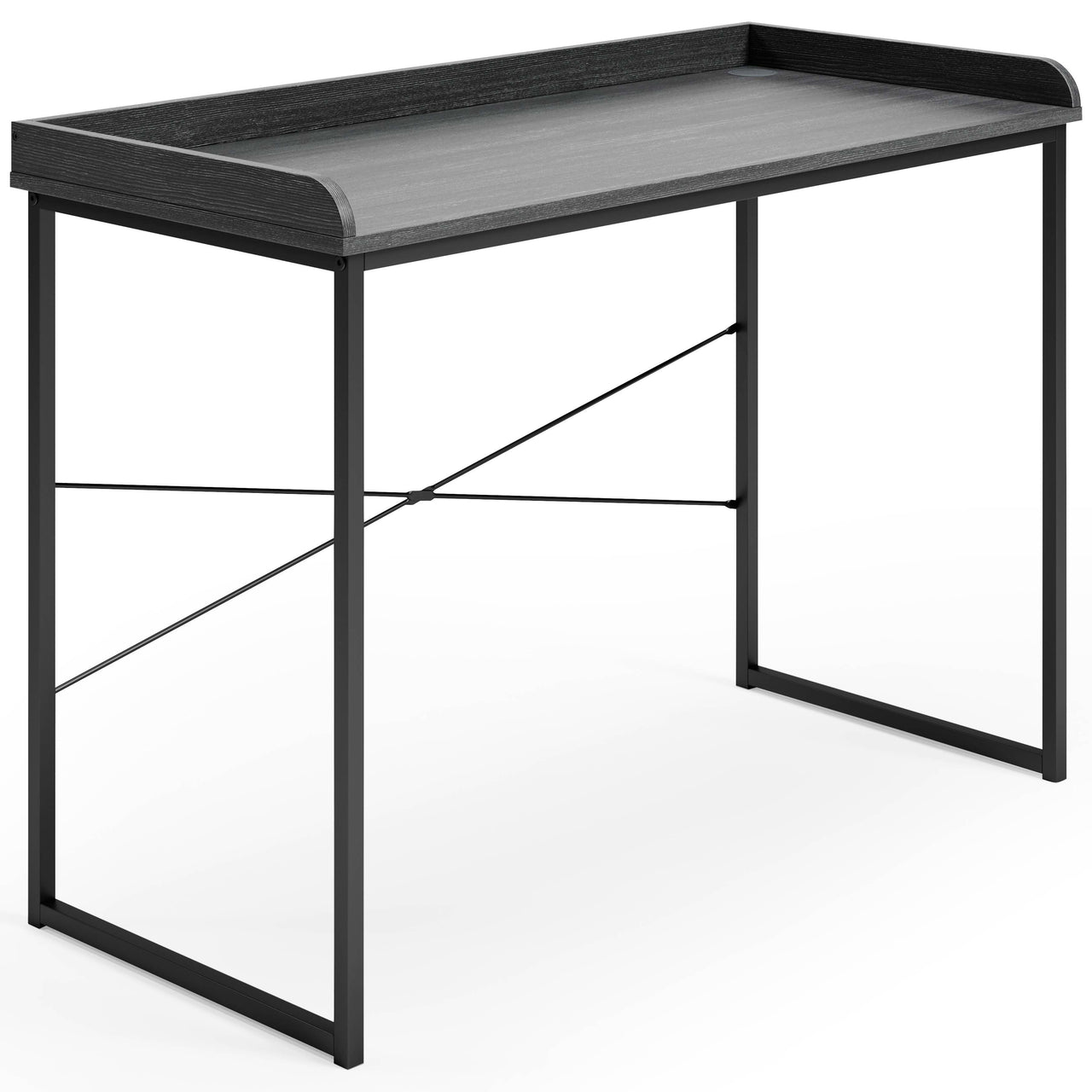 Yarlow - Black - Home Office Desk - Crossback Tony's Home Furnishings Furniture. Beds. Dressers. Sofas.