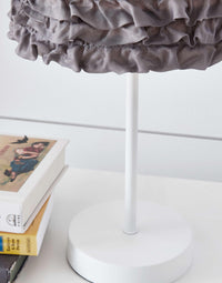 Thumbnail for Mirette - Gray / White - Metal Table Lamp Tony's Home Furnishings Furniture. Beds. Dressers. Sofas.