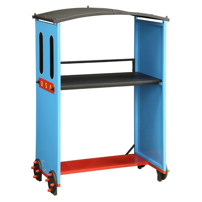 Tobi - Desk - Blue/Red & Black Train - Tony's Home Furnishings