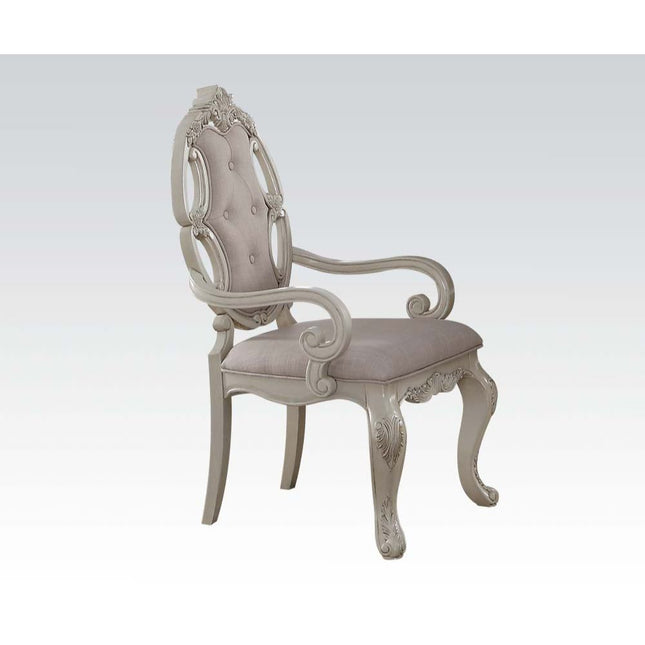 Ragenardus - Chair (Set of 2) - Fabric & Antique White - Tony's Home Furnishings