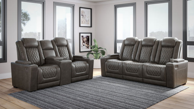 Hyllmont - Power Relining Living Room Set - Tony's Home Furnishings