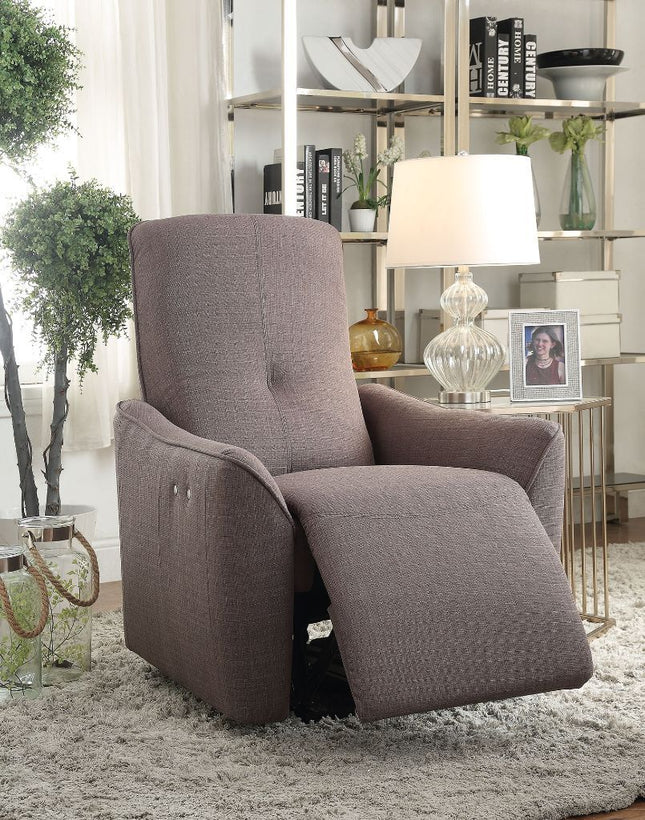 Agico - Recliner - Gray Fabric - Tony's Home Furnishings