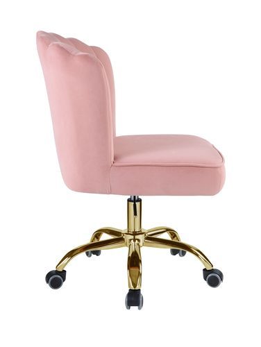Moyle - Office Chair - Pink - Tony's Home Furnishings