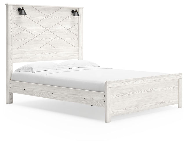 Gerridan - Panel Bed With Sconces - Tony's Home Furnishings