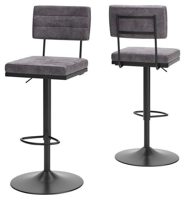 Strumford - Tall Swivel Barstool (Set of 2) - Tony's Home Furnishings