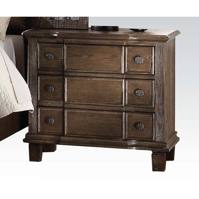 Baudouin - Nightstand - Weathered Oak - Tony's Home Furnishings