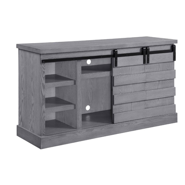 Amrita - TV Stand - Gray Oak - Tony's Home Furnishings