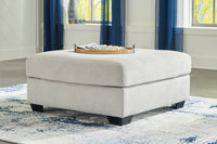 Thumbnail for Lowder - Stone - Oversized Accent Ottoman Tony's Home Furnishings Furniture. Beds. Dressers. Sofas.