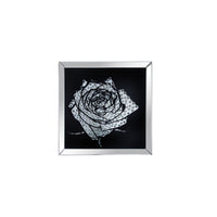 Thumbnail for Nevina - Wall Art - Mirrored & Faux Crystal Rose - Tony's Home Furnishings