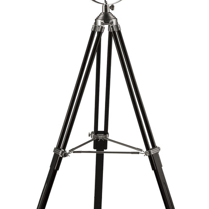 Cinema - Floor Lamp - Black & Chrome - Tony's Home Furnishings