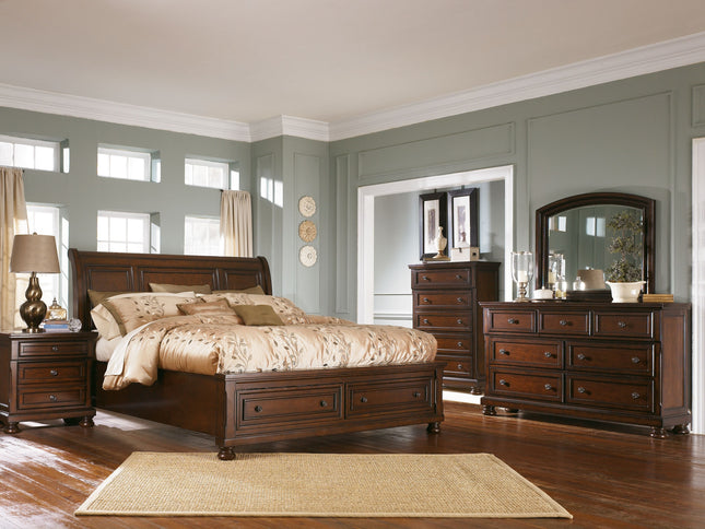 Porter - Sleigh Bedroom Set - Tony's Home Furnishings