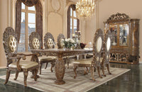 Thumbnail for Constantine - Server - Brown & Gold Finish - Tony's Home Furnishings
