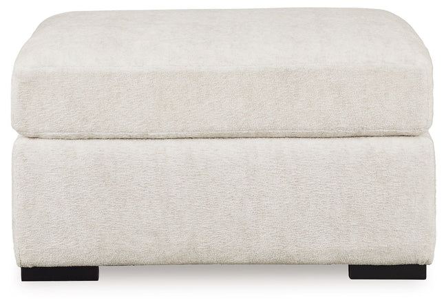 Chessington - Ivory - Oversized Accent Ottoman - Tony's Home Furnishings