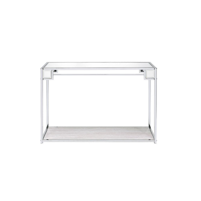 Asbury - Accent Table - Mirrored, Chrome - Tony's Home Furnishings