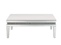 Lotus - Coffee Table - Mirrored & Faux Crystals Inlay - Tony's Home Furnishings