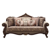 Mehadi - Sofa - Velvet & Walnut - Tony's Home Furnishings