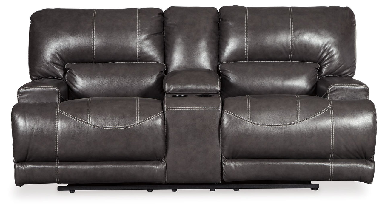 Mccaskill - Reclining Loveseat With Console - Tony's Home Furnishings