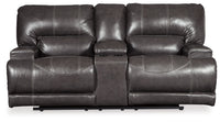Thumbnail for Mccaskill - Reclining Loveseat With Console - Tony's Home Furnishings