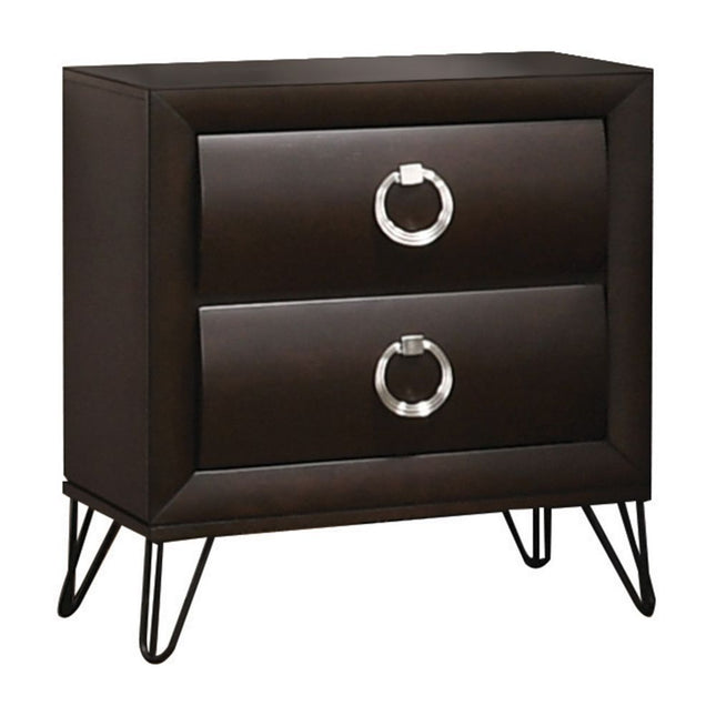 Tablita - Nightstand - Dark Merlot - Tony's Home Furnishings