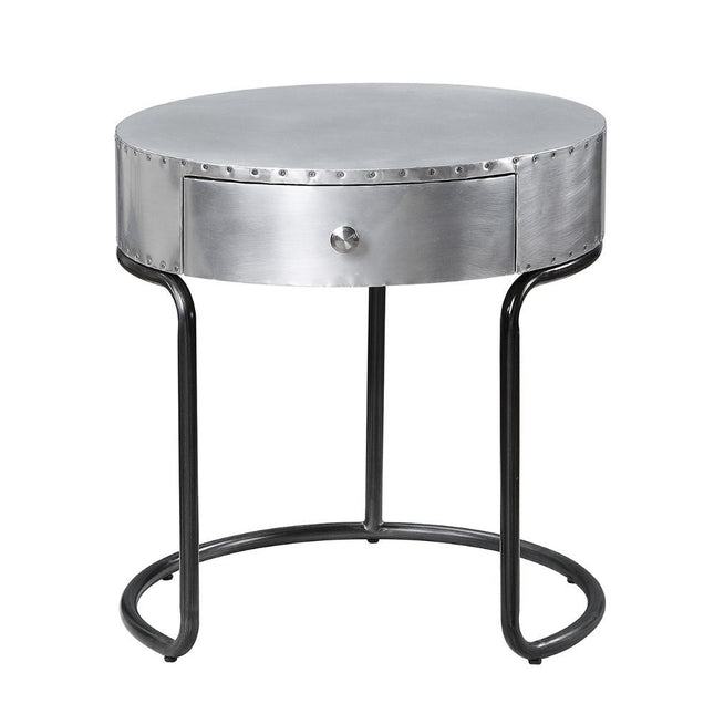 Brancaster - End Table - Aluminum - 21" - Tony's Home Furnishings