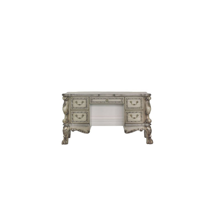 Dresden - Vanity Desk - Vintage Bone White - Tony's Home Furnishings