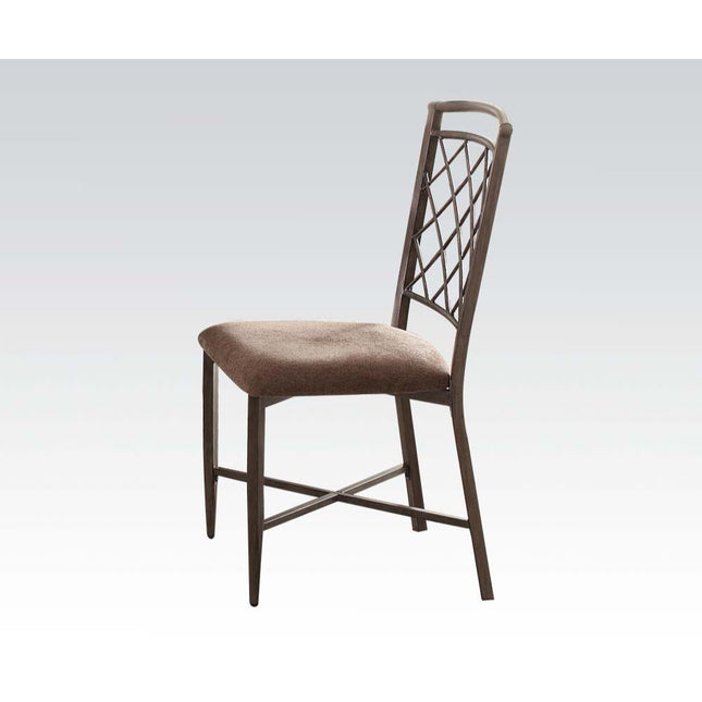 Aldric - Side Chair (Set of 2) - Fabric & Antique - Tony's Home Furnishings